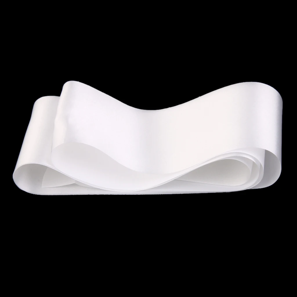 Упаковка из 40 простой пустой атласной ленты Sash DIY аксессуары белый