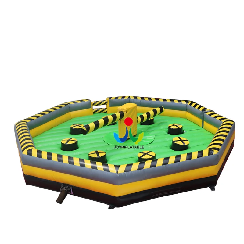 

Outdoor sport games rotative machine inflatable mechanical trampoline for eight people