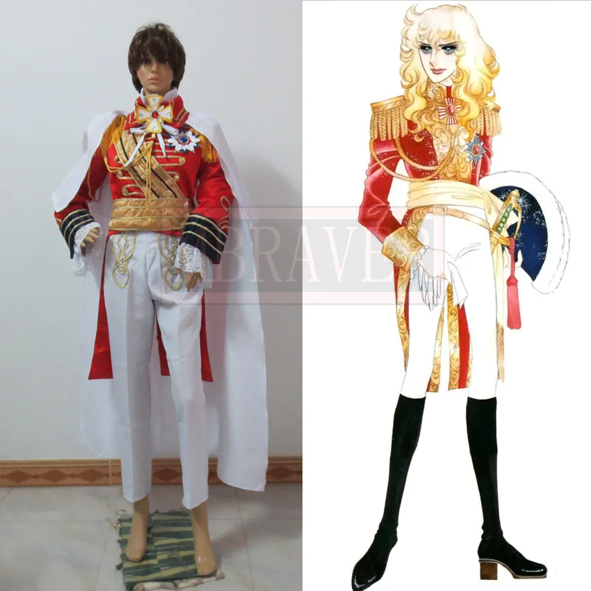 ベルサイユローズフローラル レディオスカル オスカーガードチームユニフォーム赤コスプレ衣装カスタムメイド Costume Jewellry Costumes Rockcostume Crinoline Aliexpress