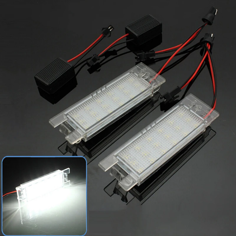

2PCS White 12V LED License Number Plate Light For OPEL Astra Corsa Omega Vectra Zafira