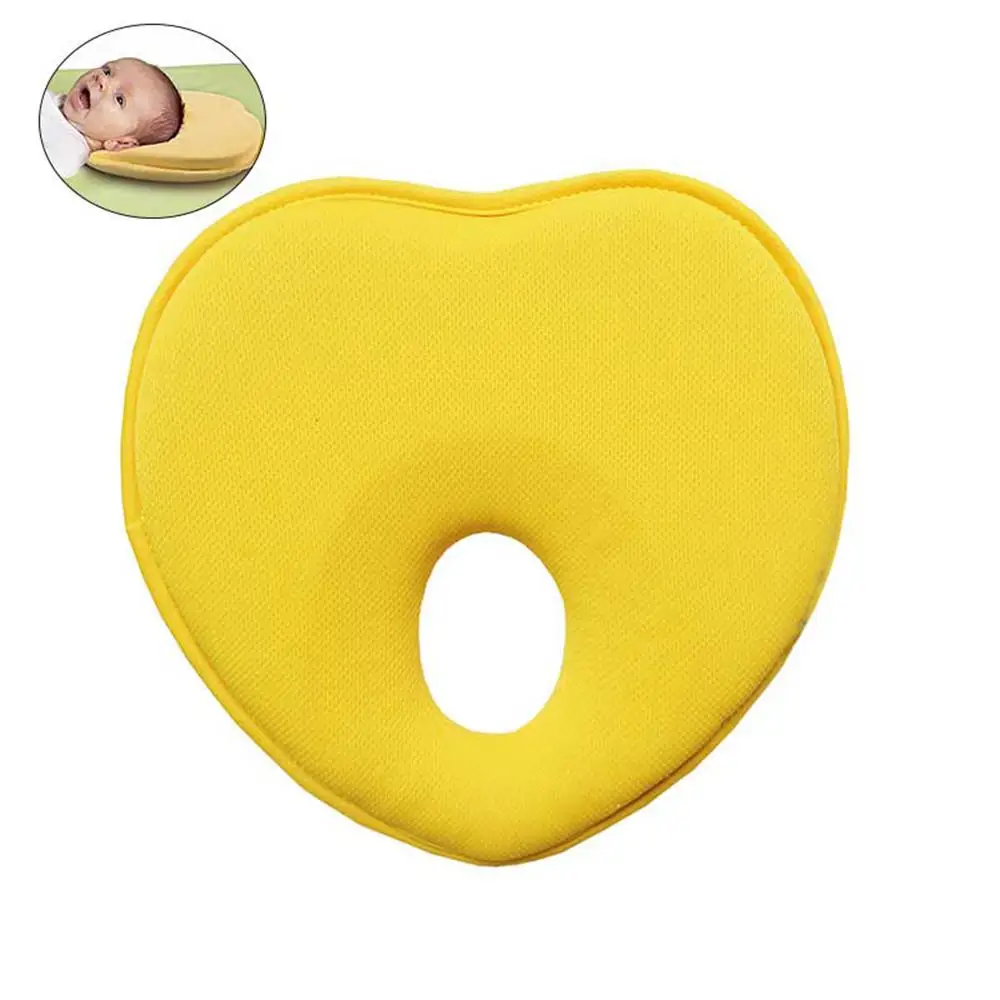 Baby Anti Roll pillow Breathable Baby Memory Foam Pillows Prevent Flat