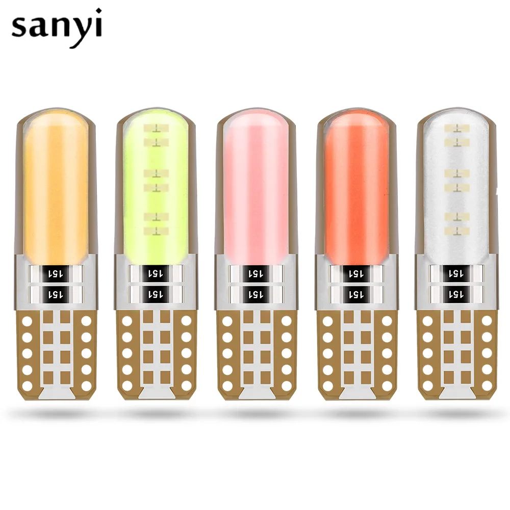 

White High Power Automotive 12V LED Lights Show Wide Light 12 SMD Auto Light-emitting Diode Lamp Bulbs Accessories