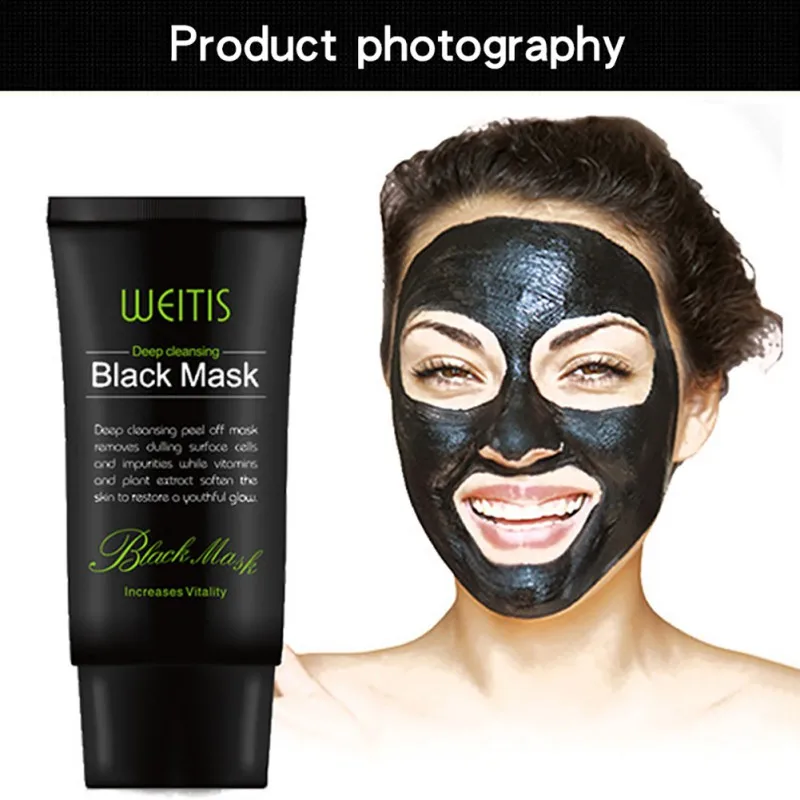 Blackhead Remover Purifying Black Peel Off Mask Activated Charcoal Deep