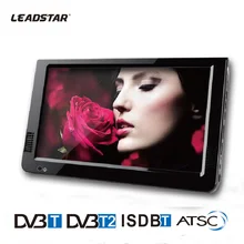 Новинка года HD ТВ 10 дюймов цифровой и аналоговый ТВ приемник и TF карта и USB аудио и видео воспроизведения Портативный DVB-T2 телевидения