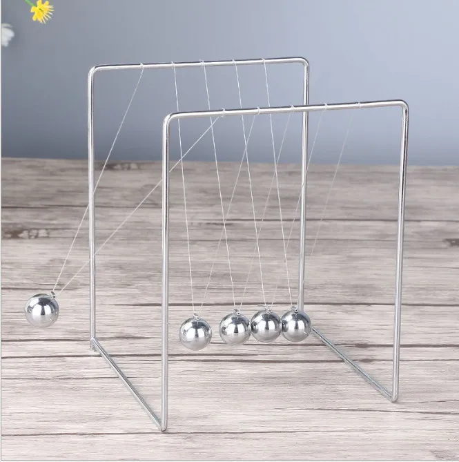Newtons Колыбель стальной баланс мяч Физика Наука Маятник enfeite Para Casa раннее веселье