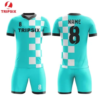 

Light Green Colors 100% Custom Sublimated Printed Football Jersey Set 2019 Sublimated Sportswear