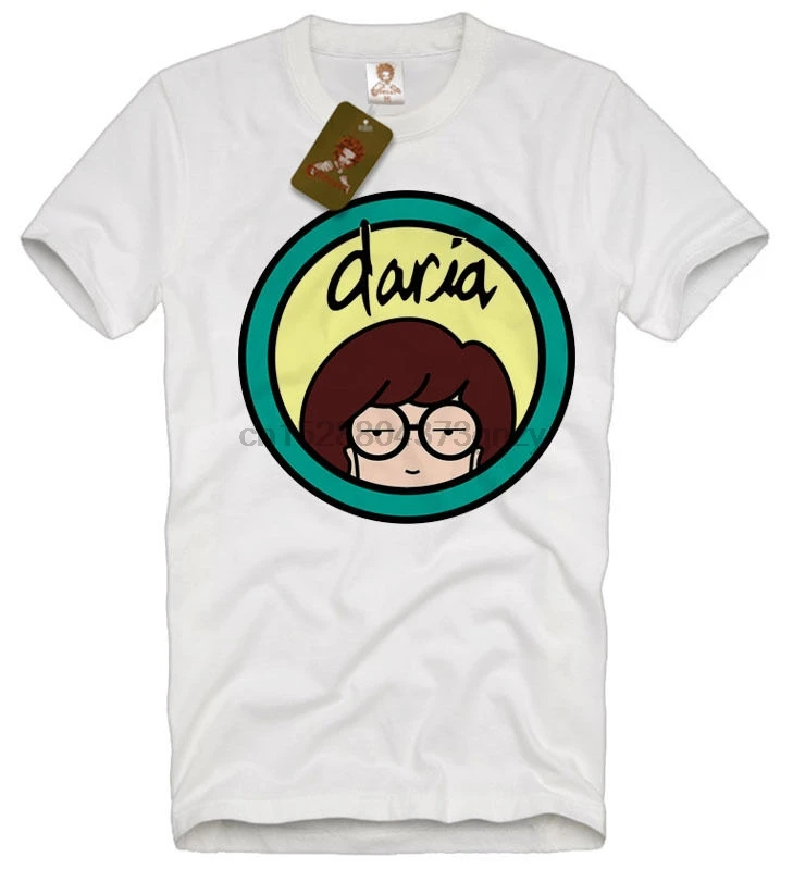 

DARIA T SHIRT unisex tee 90s TV show series tumblr cartoon retro sick sad world Cartoon t shirt men Unisex New Fashion tshirt