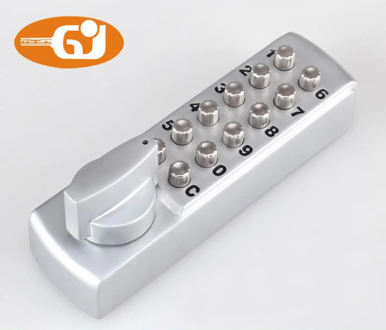 

Third generation zinc alloy keypad mechanical password door lock push botton