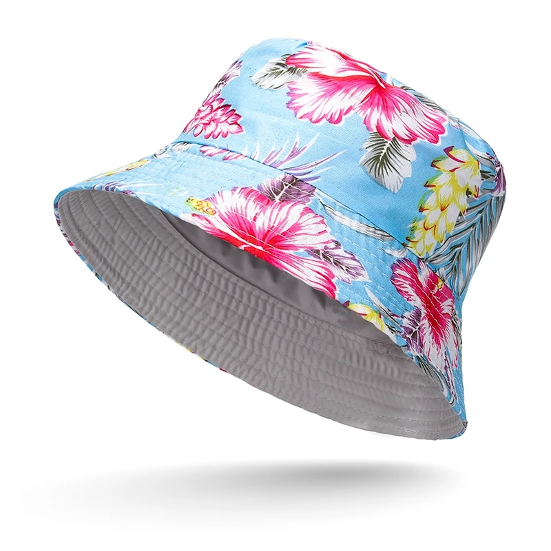 

2019 Spring and autumn double-sided fisherman hat fashion low price high sales hat summer men and women pot cap