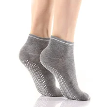 Унисекс спортивные Нескользящие мягкие носки свободного размера для йоги и взрослых милые Короткие повседневные носки
