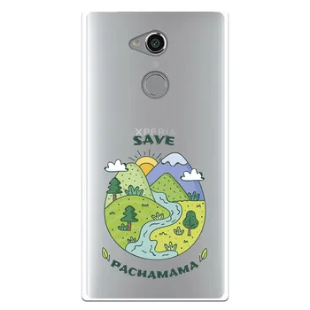

Stand case costume drawing Save Pachamama WP003 for Sony Xperia XA2 Ultra