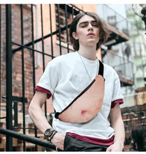 

2018 Fashion Design Fanny Men Women Dad Bag Dad Bod Waist Bags Beer Fat Hairy Belly Fanny Pack Zipper Pocket Hip Pack for Phone