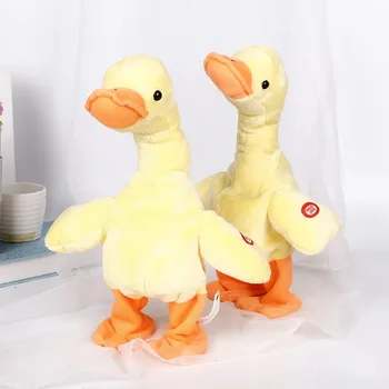 

Electric Duck Plush Kids Toy Sing Dancing Interactive Stuffed Animal Funny Duck Plush Toys Birthday Gifts For Baby And Children