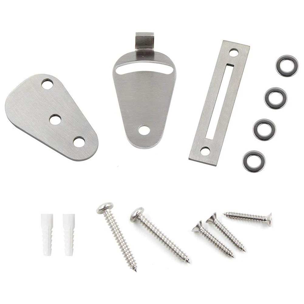 

Portable Stainless Steel Door Lock Sliding Barn Gate Latch Furniture Hardware