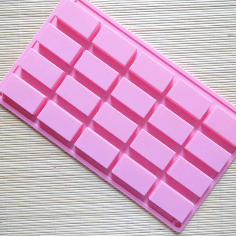 

Supply 20 even rectangular square silicone cake mould Jello pudding molds chocolate mold