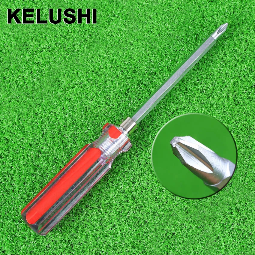 

KELUSHI Newest 2 High-Quality Dual Use a Screwdriver To Dual-use Double Color Crystal Six Angle Bar Screwdriver Screwdriver Head