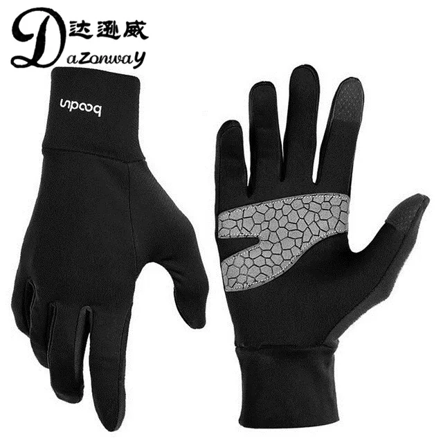 

BOODUN Football Player Winter Gloves Driving Ski Cycling Gloves Warm Fleece Touch Screen Outdoor Sports Gloves Cycling Equipment
