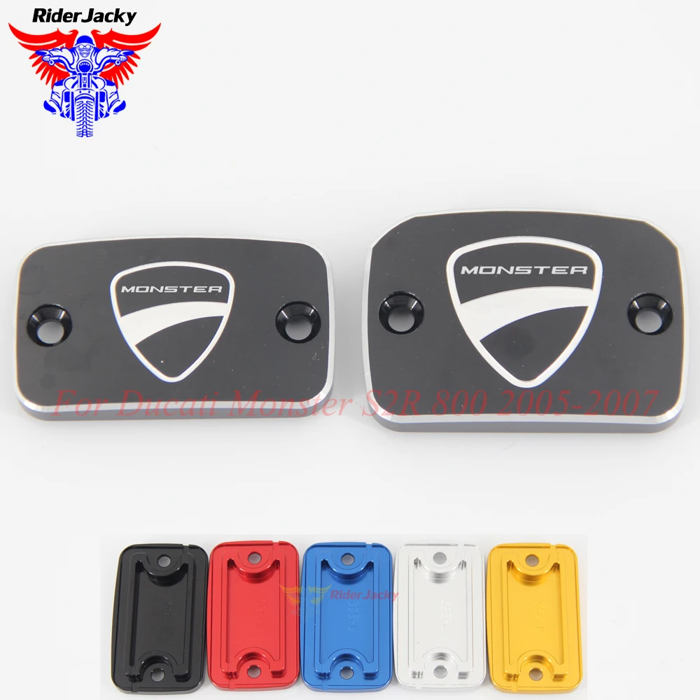 

For Ducati Monster S2R 800 2005-2007 2006 Motorcycle Front Brake Master Cylinder Fluid Reservoir Cover Cap