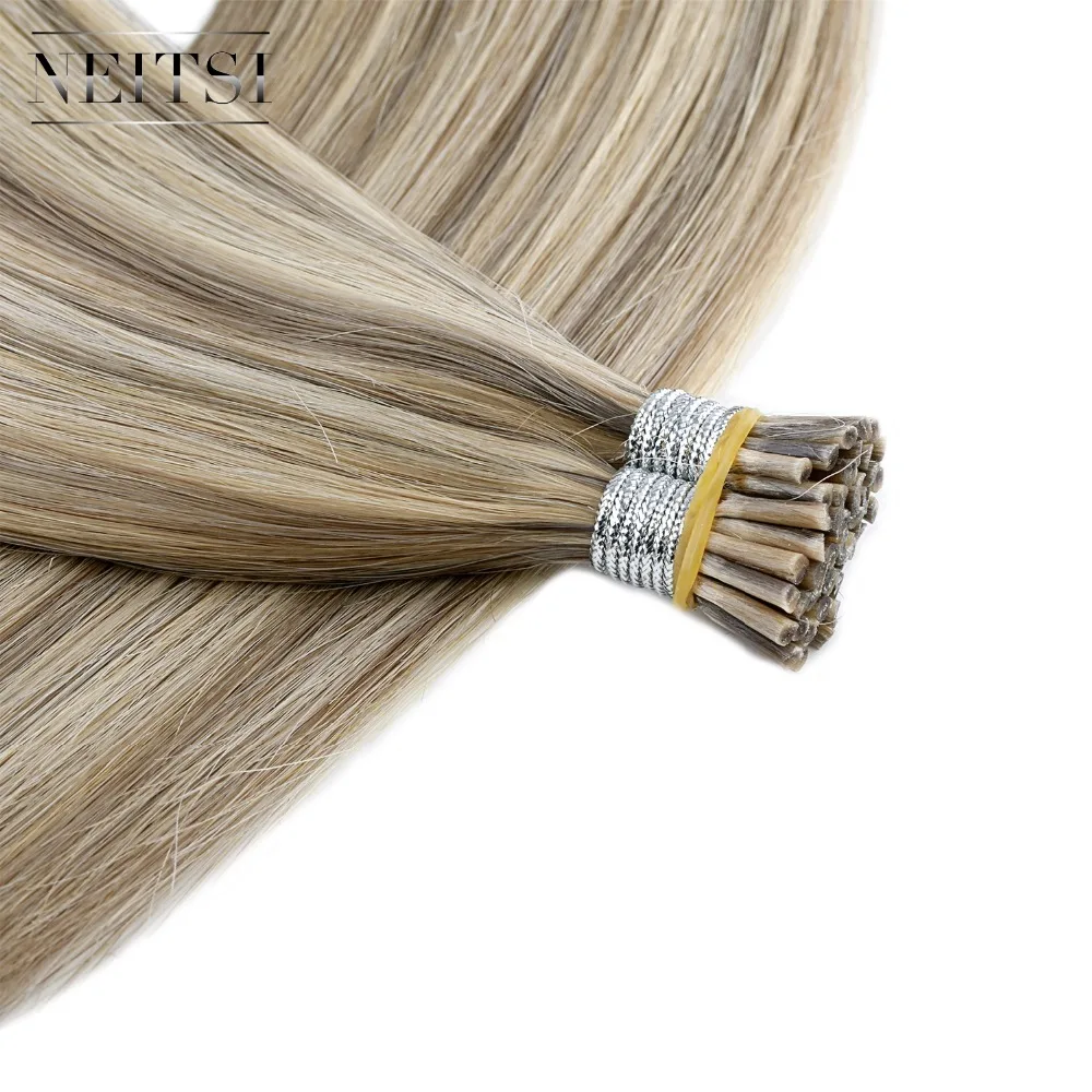 Neitsi Brazilian Straight Human Fusion Hair I Tip Stick Keratin Remy Hair Extensions 1.0 g/s 100g 28 inches 6 Colors Available Neitsi Brazilian Straight Human Fusion Hair I Tip Stick Keratin Remy Hair Extensions 1.0 g/s 100g 28 inches 6 Colors Available