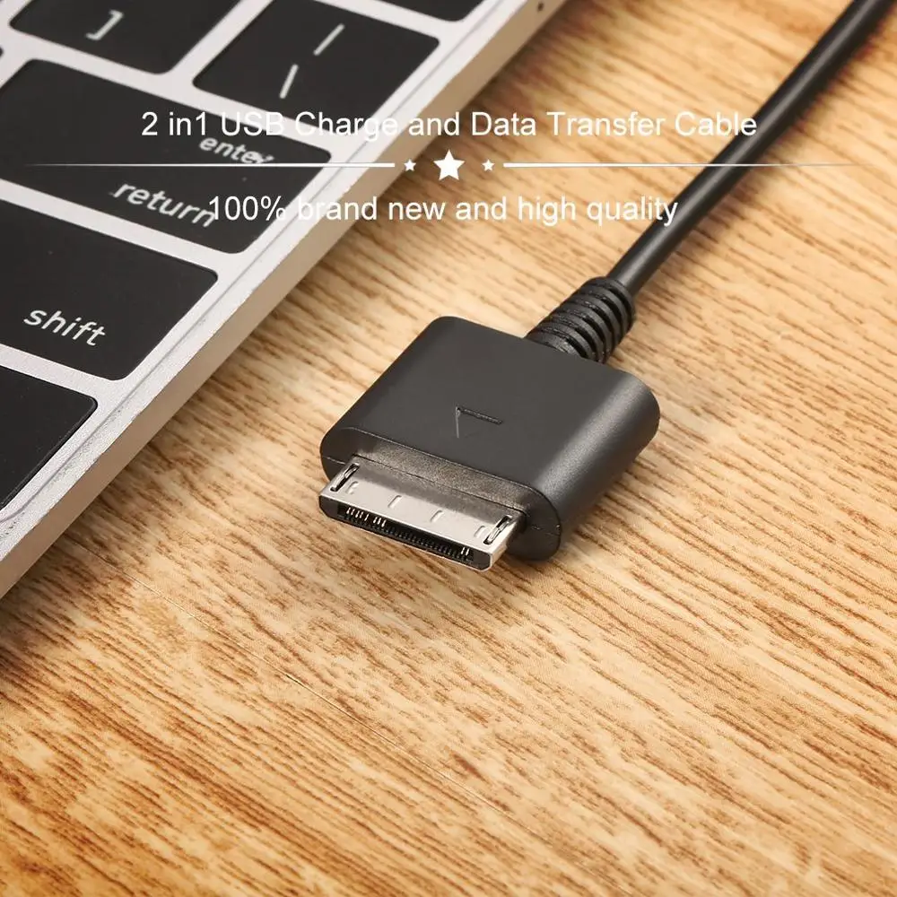 1 м 3 фута 2 в 1 USB кабель для зарядки данных для psp GO USB кабель для зарядки передачи данных Шнур для зарядки для psp GO черный