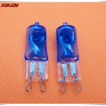 Горячее предложение! G9 220 V 40 w галогенная лампа синяя лампа бусины галогенная лампа настольное осветительное оборудование лампы