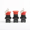 XB2-ES142 XB2-ES145 XB2-ES542 1NC/1NO1NC key reset emergency stop push button/turn-lock mushroom head 40mm push button switch , ► Photo 2/6