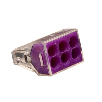 

PCT-106 push in wire connectors terminal blocks 6 pins