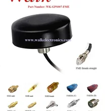 IP67 наружного использования с высоким коэффициентом усиления с резьбовым креплением gps автомобиля Антенны FME Женский Разъем и кабель RG174