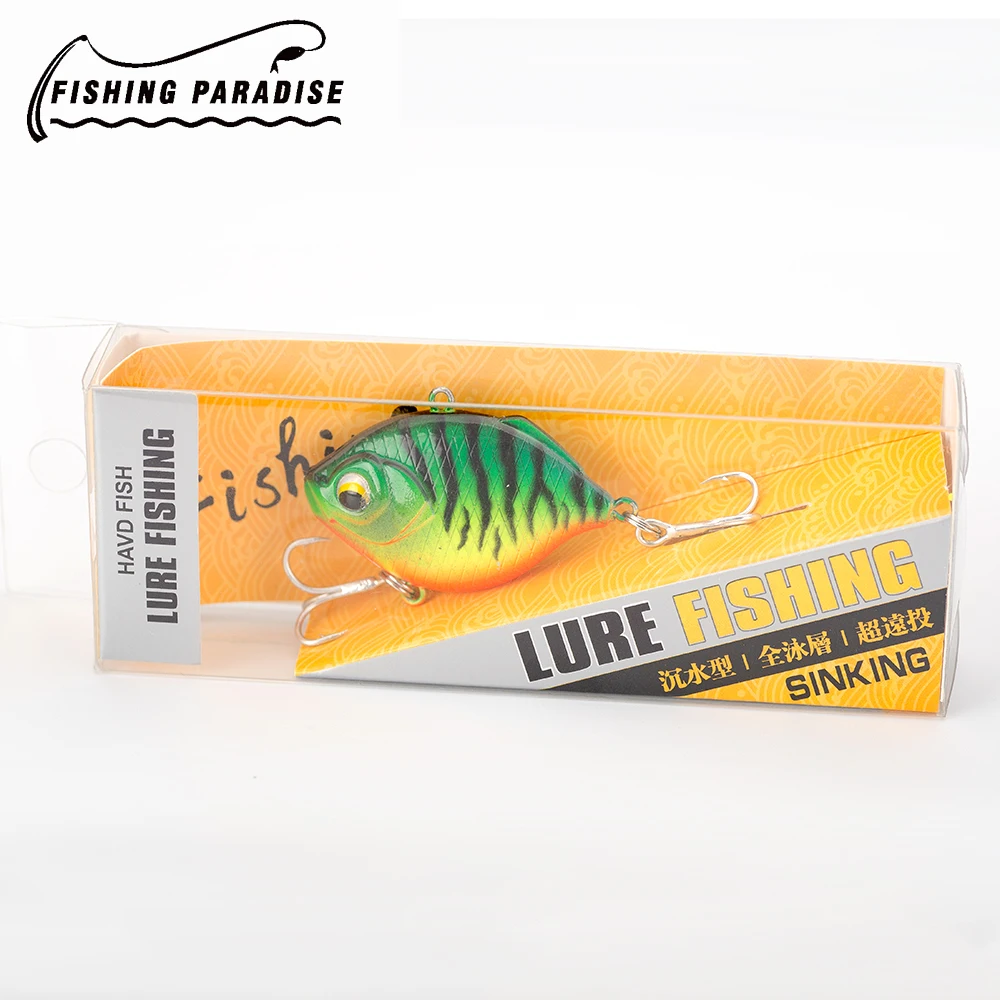 Новый VIB Minnow опускается на дно рыболовная приманка жесткая искусственная 3D глаза
