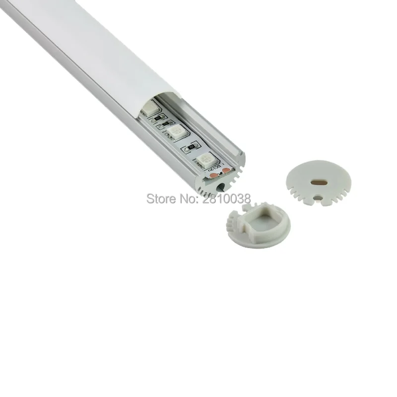 

300 X 2M Sets/Lot Circular shape led strip aluminum channel and Column style aluminium led housing extrusions for wall light