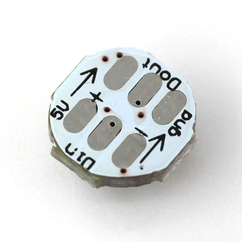 1Bit WS2812 5050 RGB светодиодный полный Цвет встроенный дальнего света круглый Тип