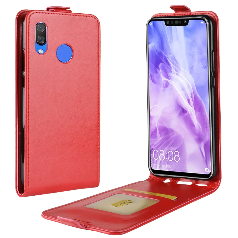 Чехол-кошелек для телефона Huawei Nova 3 3i откидной кожаный чехол Nova3 Nova3i Fundas P smart Plus