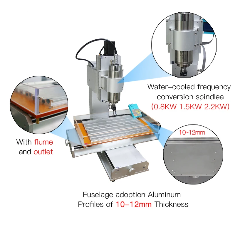 column type 6040 1.5KW cnc router (29)
