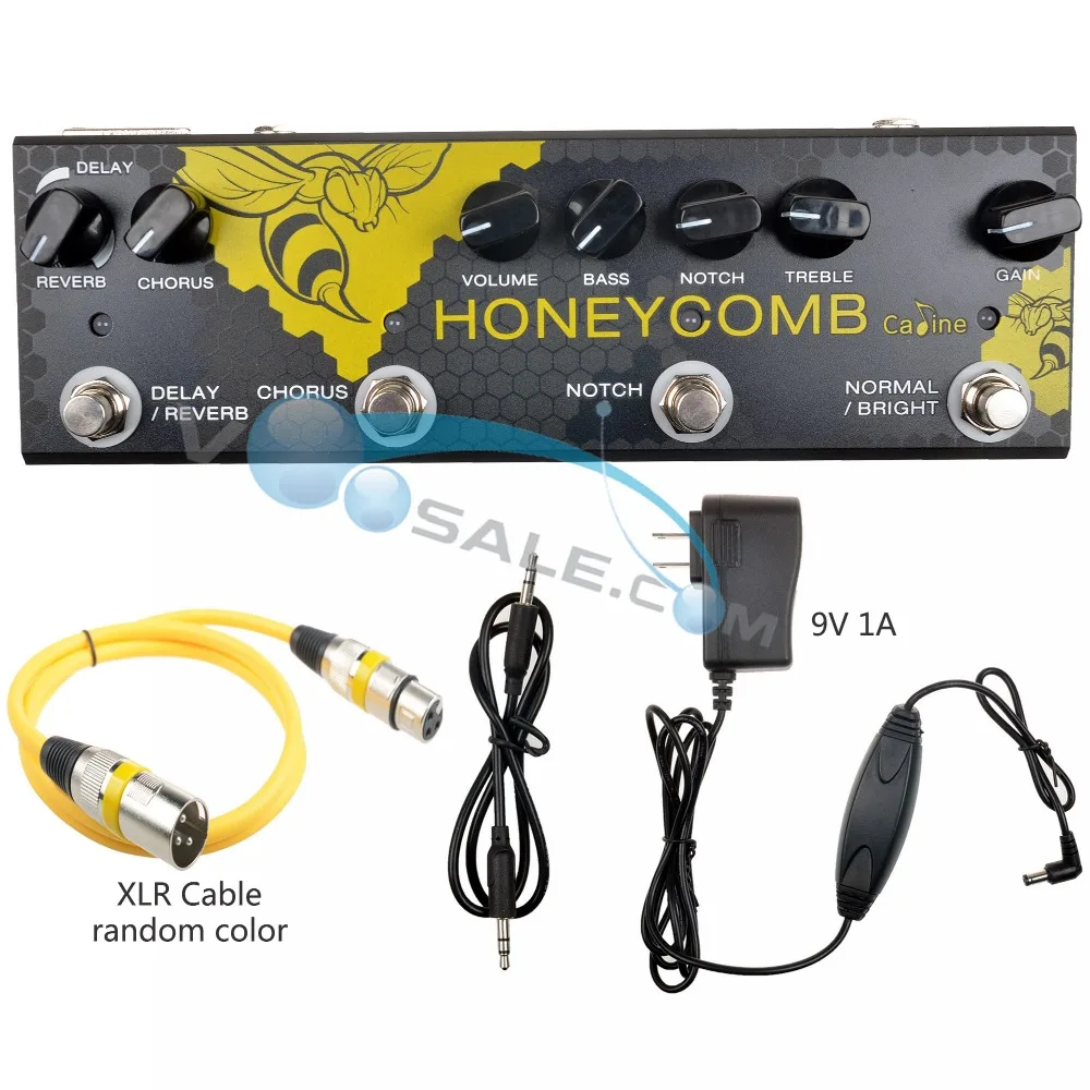 Caline CP 48 Acoustic Guitar Multi Effects Pedal 9V Guitar