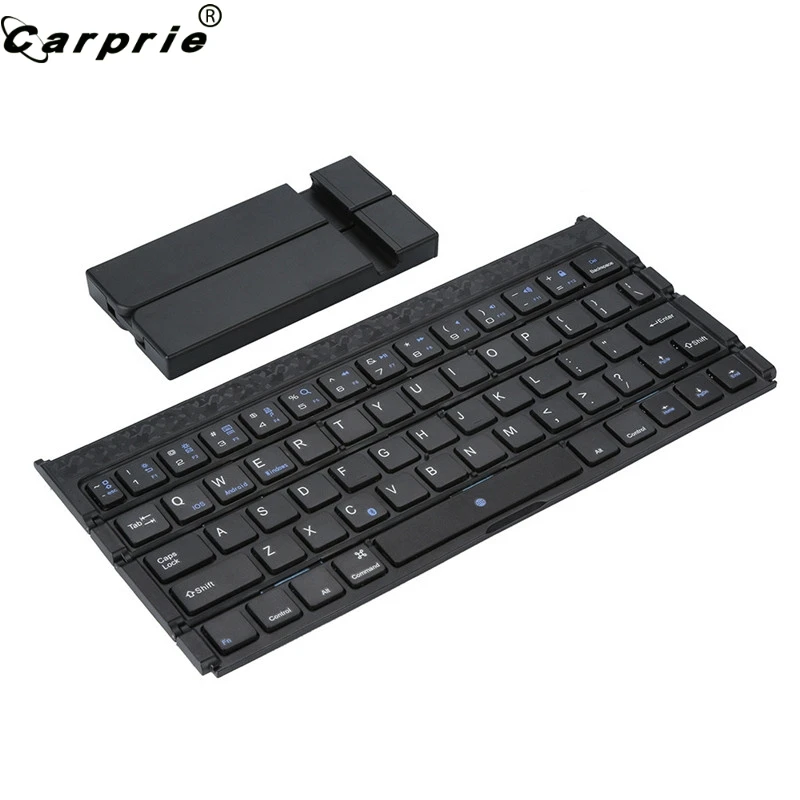 

CARPRIE Bluetooth Wireless Foldable Mini Keyboard For iPad Pro 11'' 12.9'' 2019-2020 Release Slim Smart Foldable Keyboards Ju02