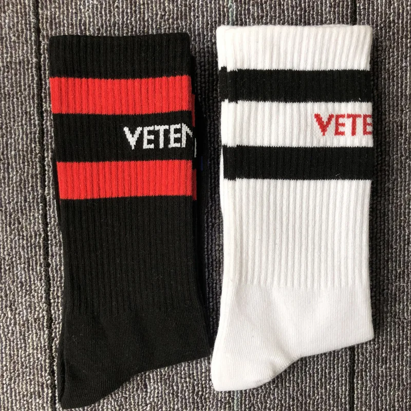 

New Novelty 19ss Mens High Street Skateboard Vetements Athlete Socks Parkour Street Cotton Hip Hop one size 22CM