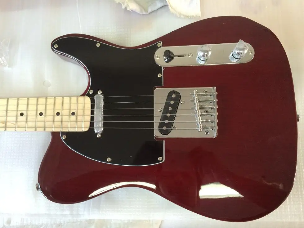 

Free shipping Wholesale 2015 new beast fen tl electric guitar/brown color /guitar in china