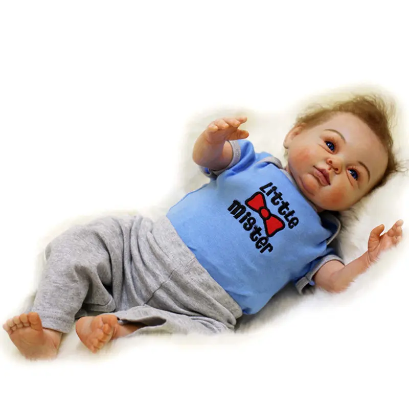 kawaii silicone reborn baby doll lifelike newborn accompany sleeping doll Children Christmas birthday gift babies toy