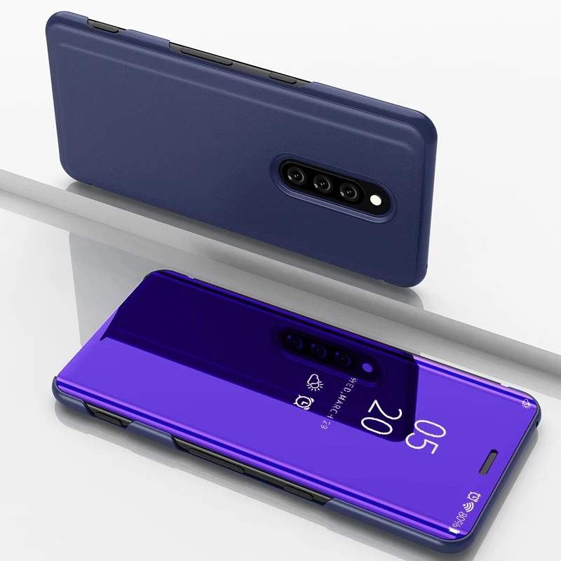 Smart Flip Case For Sony Xperia XZ4 Case Clear View Leather Cover For Sony Xperia XZ4 Stand Mirror Cover for Sony XZ4 flip case