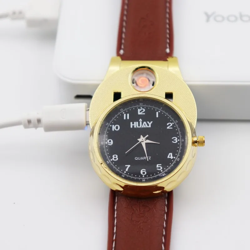 Buy 1pcs 2018 Lighter Watch for Men quartz watches