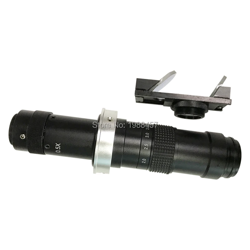 2MP VGA HD микроскоп Камера + 3D лицевой стороне Регулируемый большое поле зрения 10X-180X увеличением C-mount объектив + светодиодный + кронштейн
