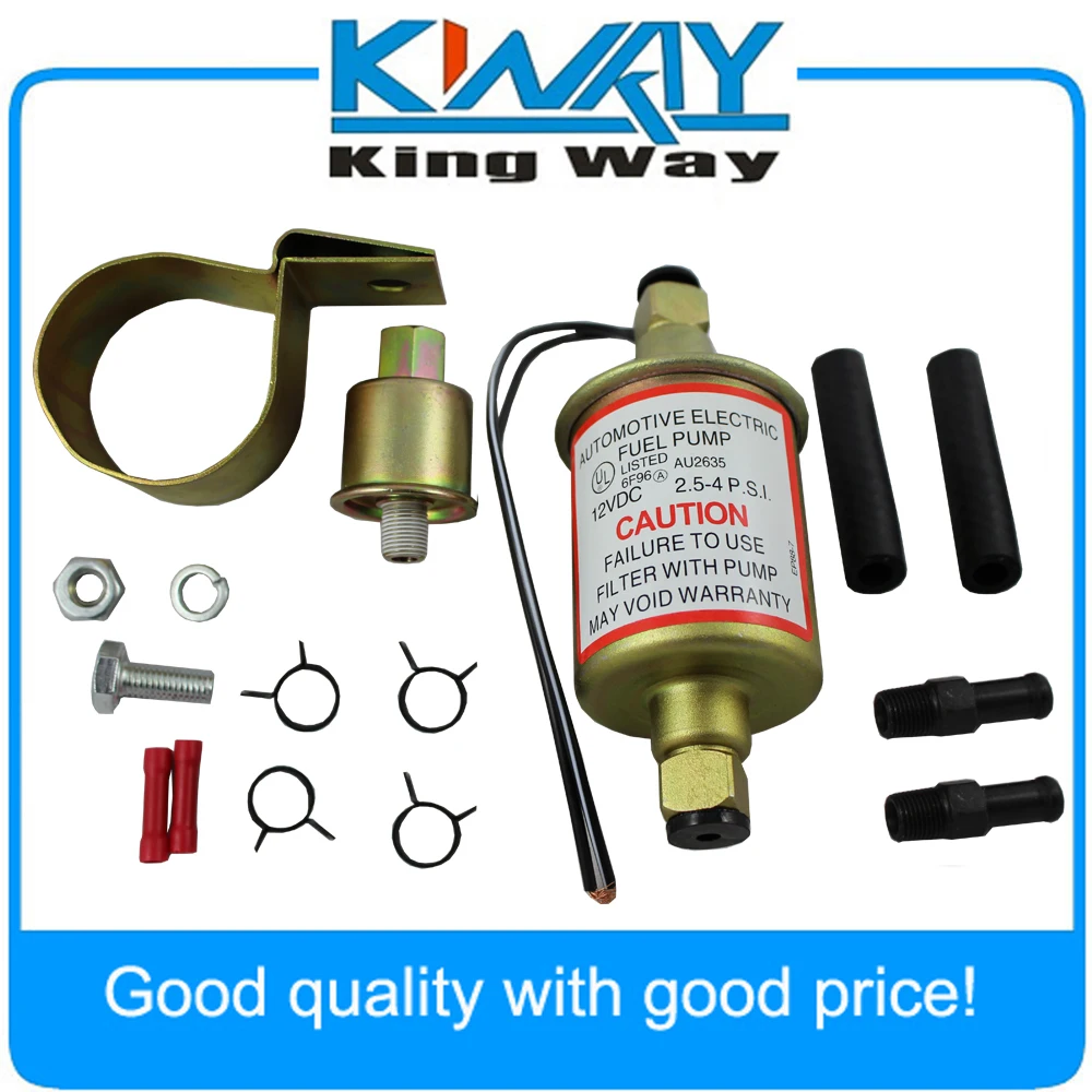 

New Fuel Pump Kit Universal E8016S KD8016 Electric Gas Diesel P74029 2.5-4 PSI