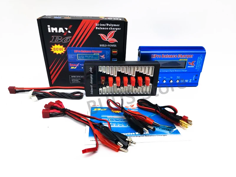 

OnnPnnQ 80W IMAX B6 Digital RC Lipo NiMh Battery Balancer AC POWER 12v 5A Adapter 15v 6a B6 Li-ion Ni-Cd