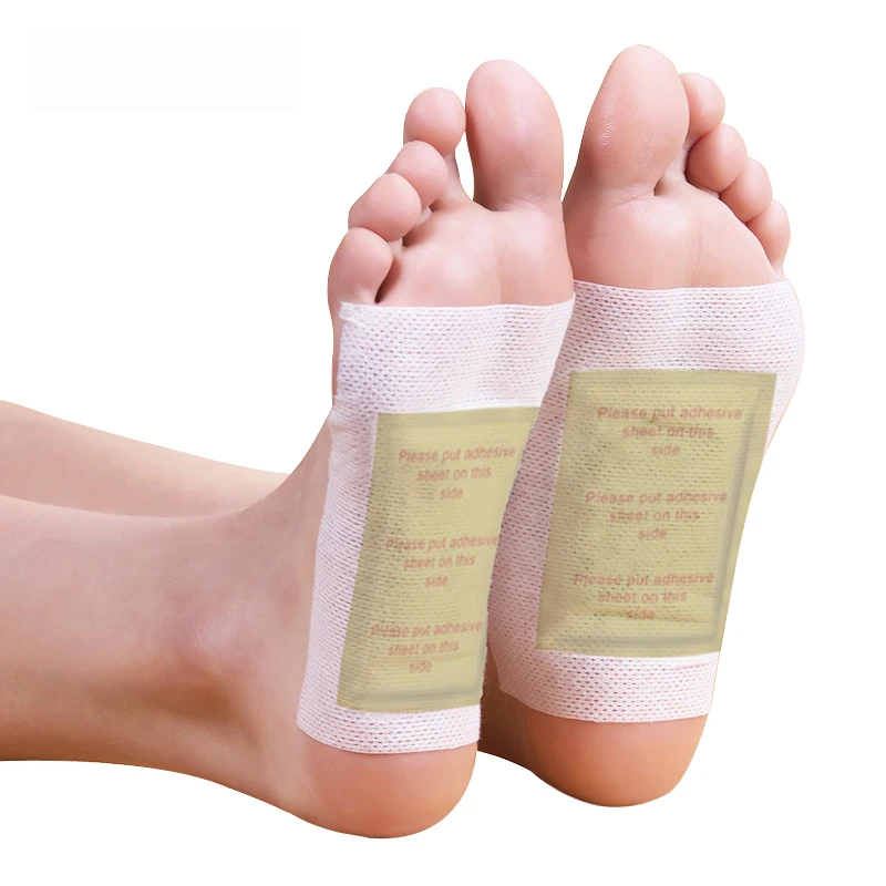 Melhorar o Sono Perda de Peso Ferramenta de Cuidados com os Pés Pieces Desintoxicação Remendo Emagrecimento Almofadas Anti-inchaço Gengibre Pads 200 pé 8 Instrumento cuidados c/ pés