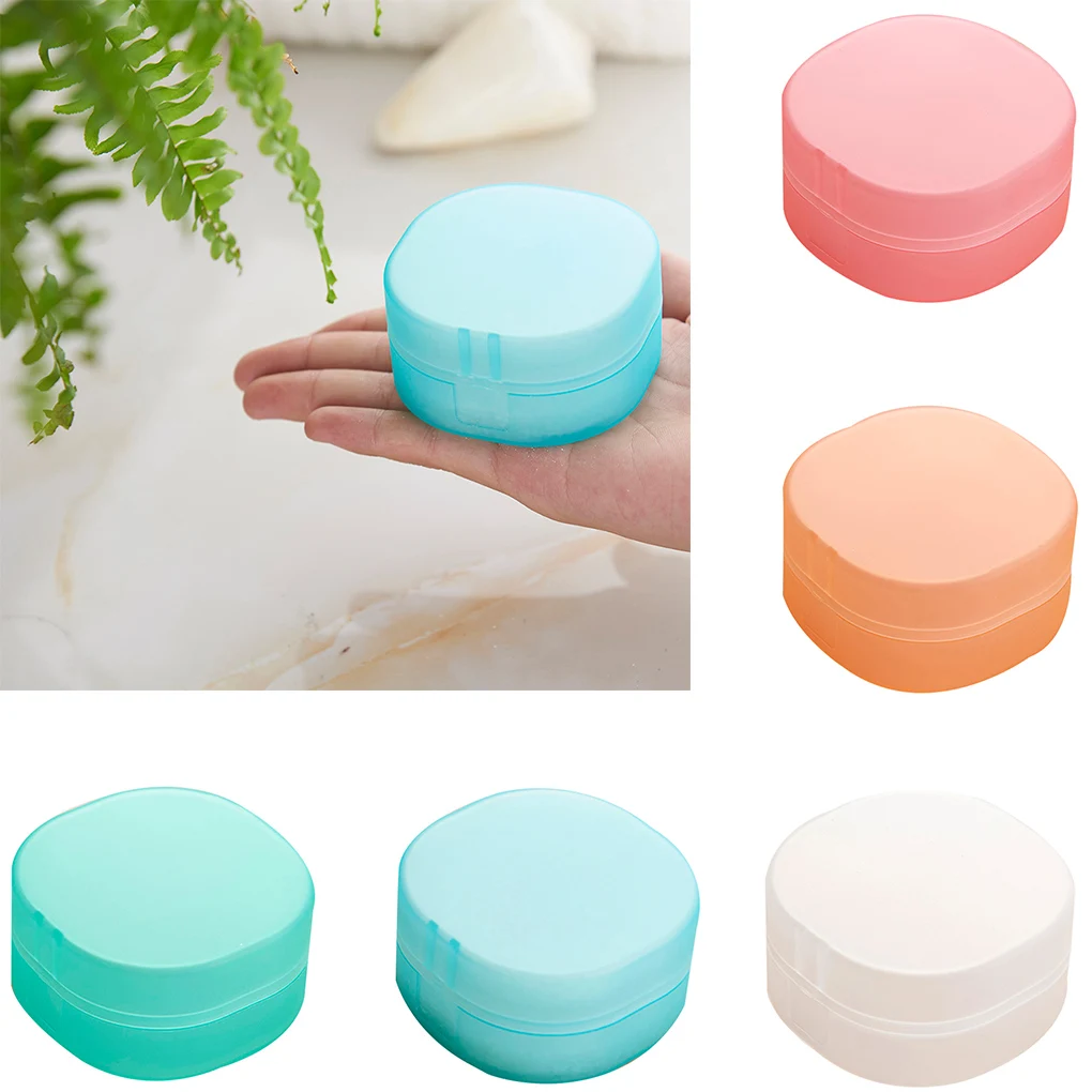 

Newest Square Portable Soap Dish Translucent Plastic Aerobic Handmade Sponge Soap Case Bathroom Supplies Container