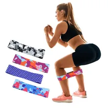 Красочная лента-трофей, лента сопротивления на бедрах, для тренировки ног, ягодиц, ягодиц, лента для приседания, латексная Нескользящая конструкция