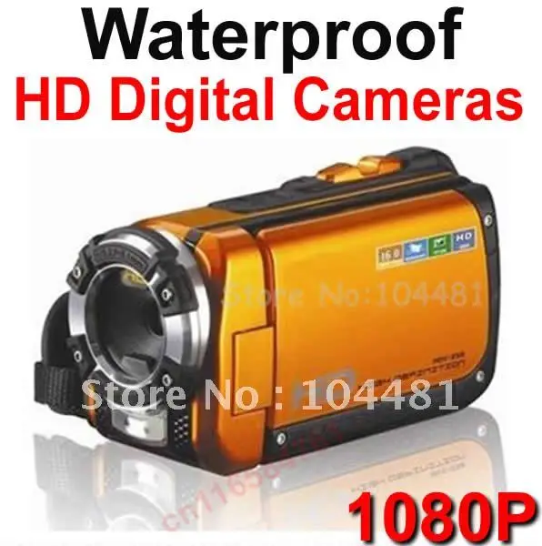 Professional Waterproof camera digital with 16mp and 3.0 inch tft