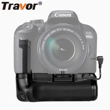 TRAVOR профессиональные Батарейные ручки BG-1X работать с LP-EL17 для Canon EOS 800D/Rebel T7i/77D/поцелуй X9i с Батарея держатель