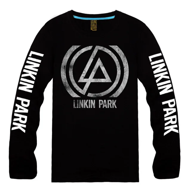 7 видов конструкций Linkin Park рэп рок Бренд Полный рубашка с длинным рукавом фитнес Хардрок тяжелые новые металлические из хлопка с принтом рисунка Tee - Цвет: 3