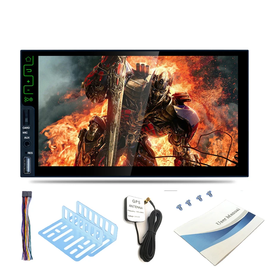 

7" HD LCD Touch Screen 800*480 Car MP5 Player with RDS & BT & Mirror Link & WIFI Function